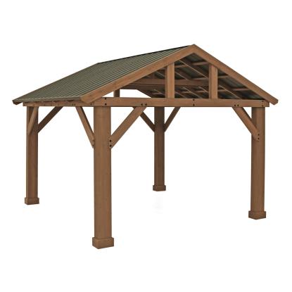 Westmann Yukon pavillon, cedertræ/aluminium, 330 x 365 x 427 cm - 15,59 m²
