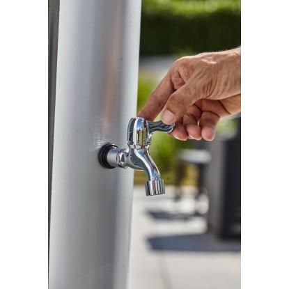 Summer Fun Silver Deluxe solbruser med vandtank - 40 liter