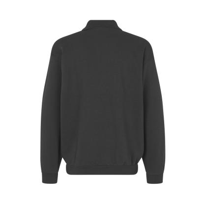 ID 0601 polosweatshirt, klassisk, koks grå
