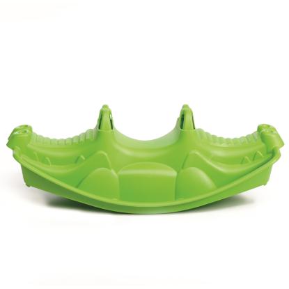 Paradiso Toys plastvippe, krokodille, grøn, 33 x 101 x 46 cm