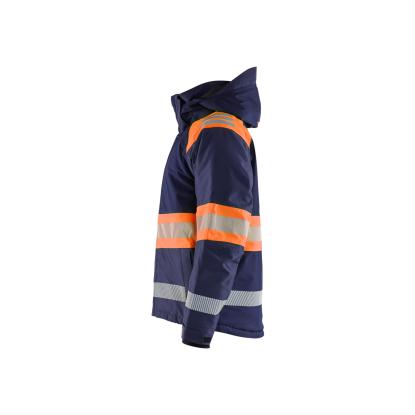 Blåkläder 4480 high vis vinterjakke, marineblå/hi-vis orange