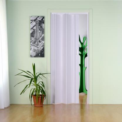 Wallmann Monica foldedør, PVC, 830 x 2040 mm, hvid