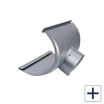Plastmo AluZink ekspansionstudstykke, Ø90 mm
