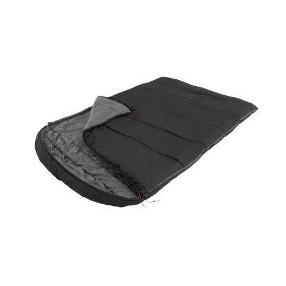 easy camp Raven Square dobbelt sovepose, 5°C, mørkegrå, 150 x 220 cm