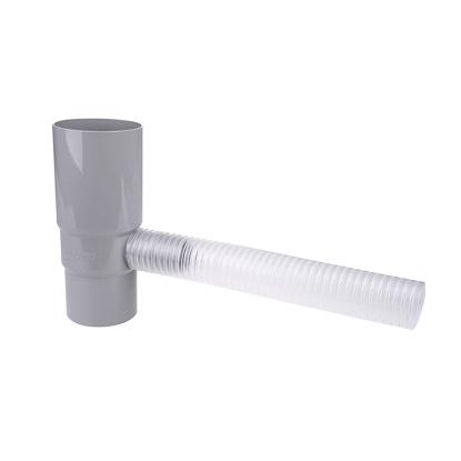 Plastmo vandudtag med flexslange, PVC, Ø75 mm, grå