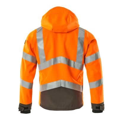MASCOT SAFE SUPREME Blackpool softshell jakke, hi-vis orange/mørk antracit