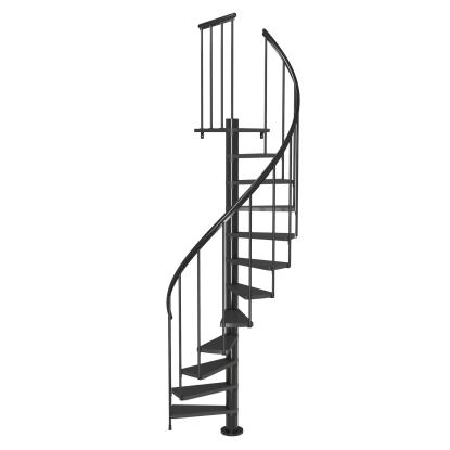 DOLLE Calgary spindeltrappe, Ø120 cm, antracit