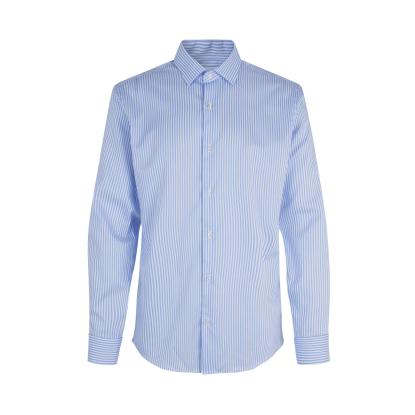 Seven Seas S90 Fine Twill Cadet skjorte, slim, lys blå