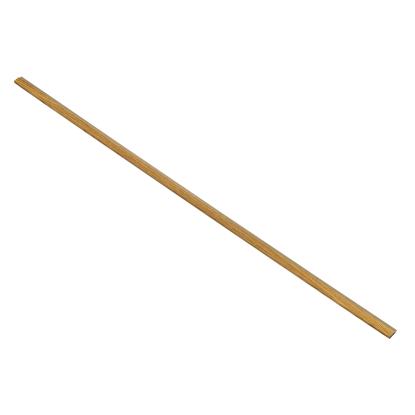 I-Wood afslutningsliste til akustikpanel, brun olieret, brun filt og sort kerne, egefiner, 17 x 42 mm