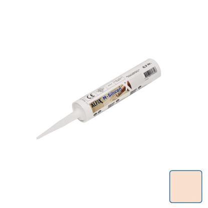 Alfix M-Silicon højelastisk fugemasse, lys beige - 300ml