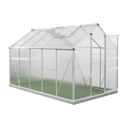 Westmann Flora 610 drivhus, aluminium/polycarbonat, sølv - 5,99 m²