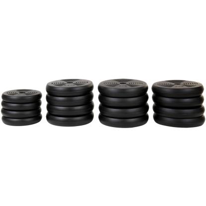 Viking Sports vægtstangs/-håndvægts sæt med kettlebell stativ, justerbar - 40 kg
