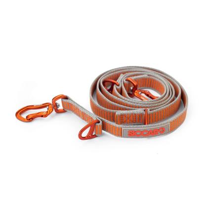 Siccaro hundesnor SEALINES 100% recycled Silver/Orange - 2 meter