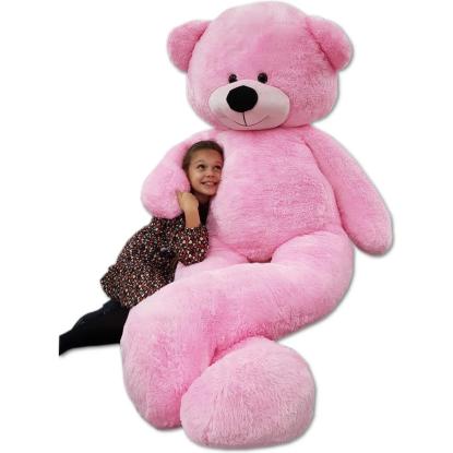 Bamse, bjørn, lyserød, 220 cm