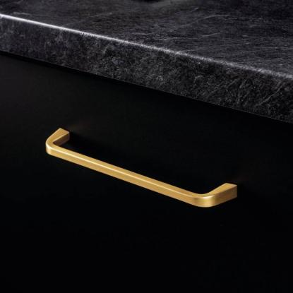 Beslag Design Este greb, 160 mm, børstet messing