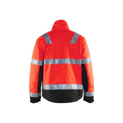 Blåkläder 4862 high vis vinterjakke, hi-vis rød/sort
