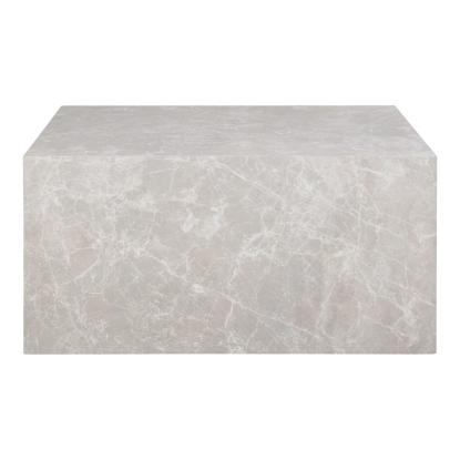 Sofabord, marmor look, beige, 60x80x40 cm