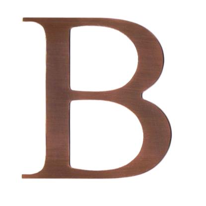 Kobberkompagniet husbogstav B, kobber, 10 cm