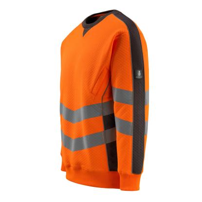 MASCOT SAFE SUPREME Wigton sweatshirt, hi-vis orange/mørk antracit