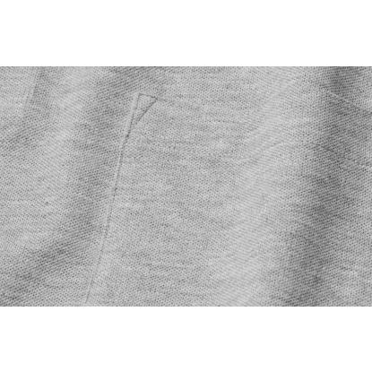 ID 0520 poloshirt, klassisk, grå melange
