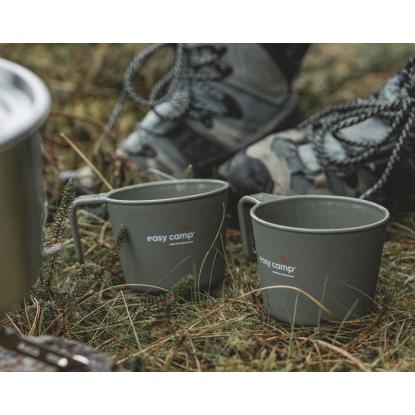easy camp Moss 2 kogesæt med gryde, pande, 2 tallerkener og 2 krus
