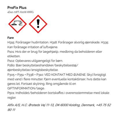Alfix ProFix Plus fliseklæber, lys grå - 18 kg