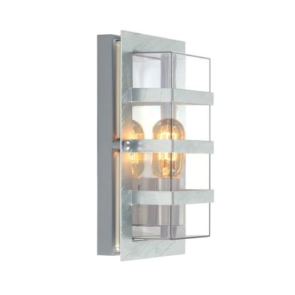Norlys Boden væglampe, E27, IP54, galvaniseret