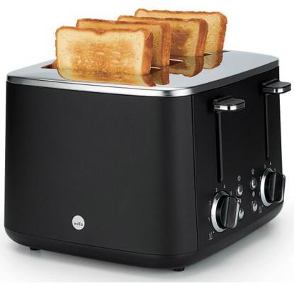 Wilfa Family toaster brødrister til 4 skiver brød, 1600W, sort