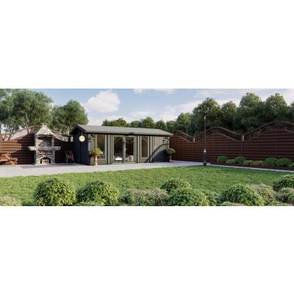 Luoman Lillevilla Kumpunen havehus med opbevaringsrum - 18 m²