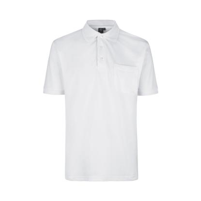 ID PRO Wear 0320 poloshirt med lomme, hvid
