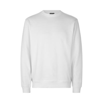 ID PRO Wear CARE 0380 sweatshirt, ubørstet, hvid
