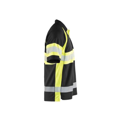 Blåkläder 3338 high vis UV poloshirt, sort/hi-vis gul