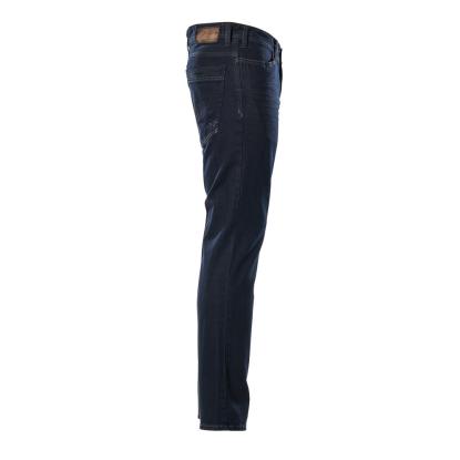 MASCOT FRONTLINE Manhatten Jeans, vasket mørkeblå denim