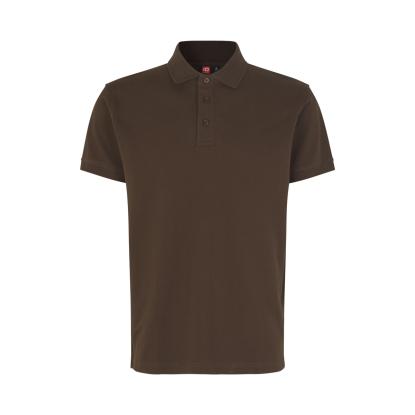 ID 0525 poloshirt med stretch, mocca