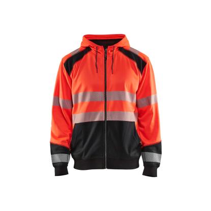 Blåkläder 3546 high vis hættetrøje, hi-vis rød/sort