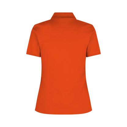 ID 0527 poloshirt med stretch, dame, orange