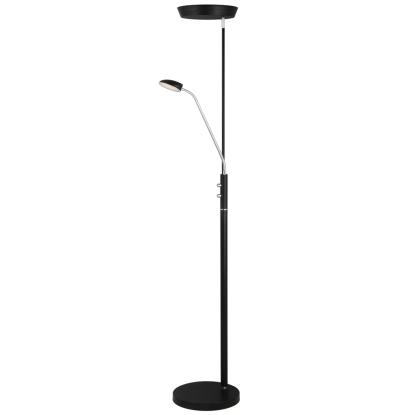 Halo Design Vegas Combi LED gulvlampe, 7+20 watt, sort