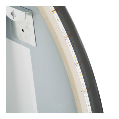 Kiama spejl med LED, Ø80 cm