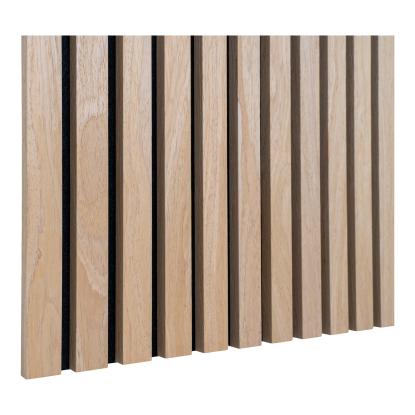 Akustikpanel træfiner, natur, egetræslook, 2400x600x22 mm