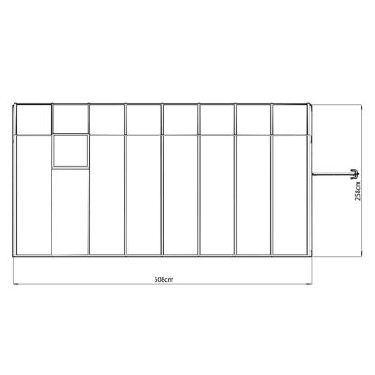Rion Sun Room 48 udestue, polypropylen/akryl, hvid - 13,1 m²