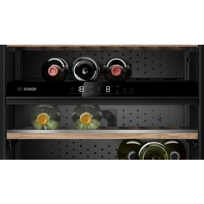 Bosch KWK16ABGB fritstående vinkøleskab til 44 flasker