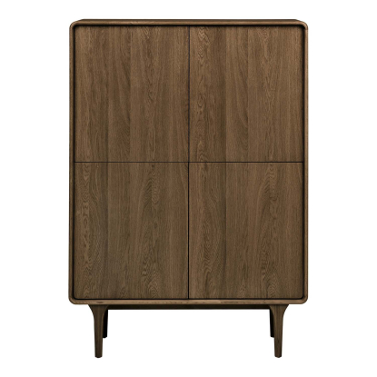 Darwin skab, mørkebrun eg/egefiner, 100 cm