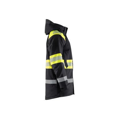 Blåkläder 4485 high vis vinterparkajakke, sort/hi-vis gul