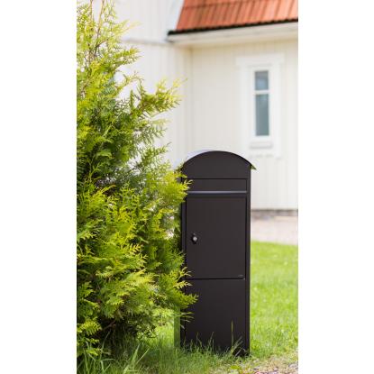 Habo 9445B låsbar postkasse, sort