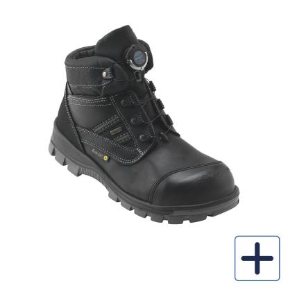 Walki soft sikkerhedsstøvle med snaplock, 677-17, sort