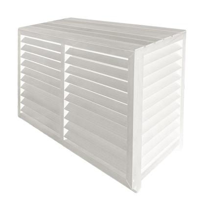 Enstal varmepumpeskjuler i komposit, hvid