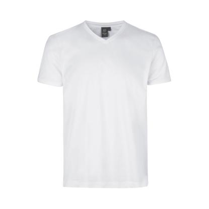 ID PRO Wear CARE 0372 T-shirt med v-hals, hvid