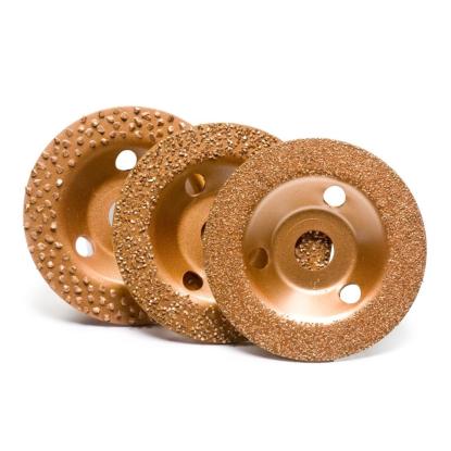 Carbide slibeskive til vinkelsliber, flad, Ø125 mm, korn 36 - huldiameter 22,2 mm