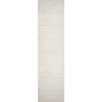 Fibo 3D vådrumspanel med 60 x 30 cm fliselook, 10 x 600 x 2400 mm, sand grande