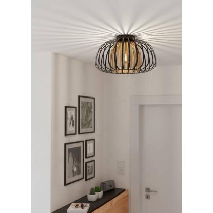 EGLO ENCINITOS loftlampe, Ø45 cm, E27, sort/guld